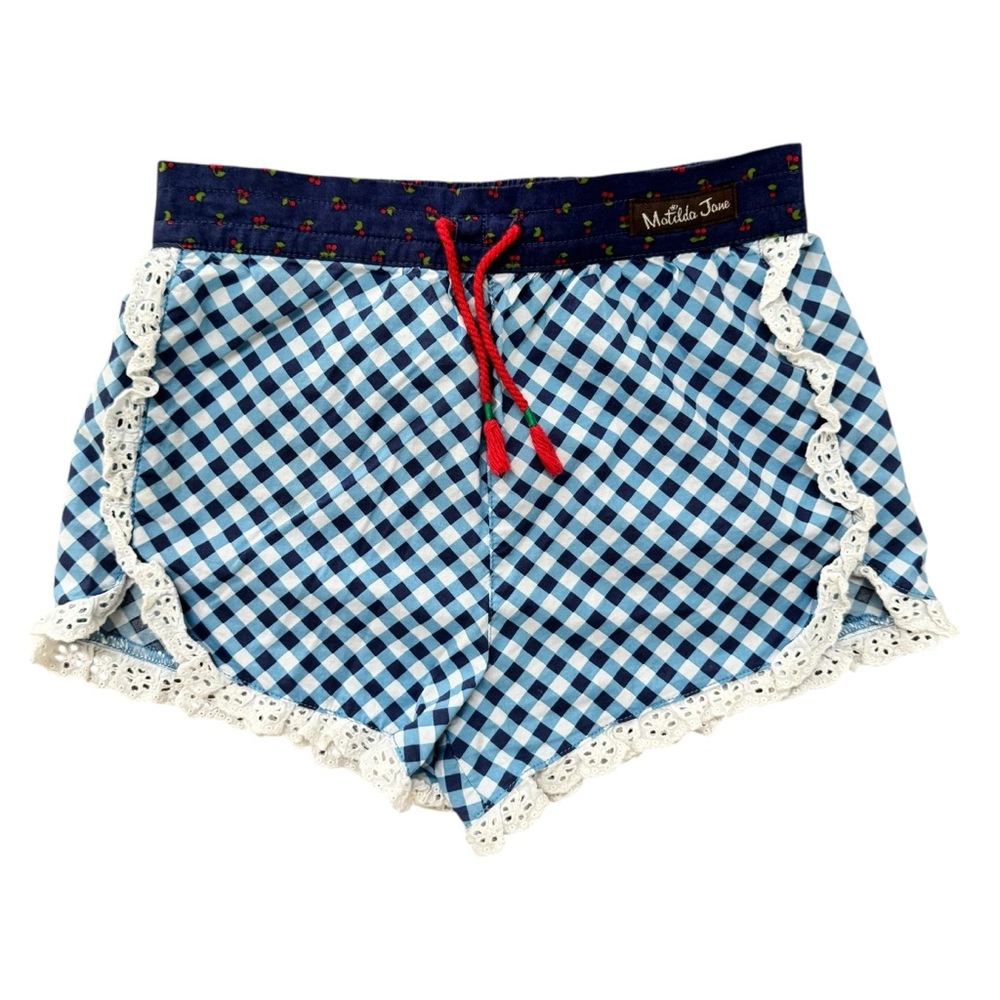 Matilda Jane Brilliant Daydream Pick Up Game Gingham Shorts size 4 - Picture 3 of 8